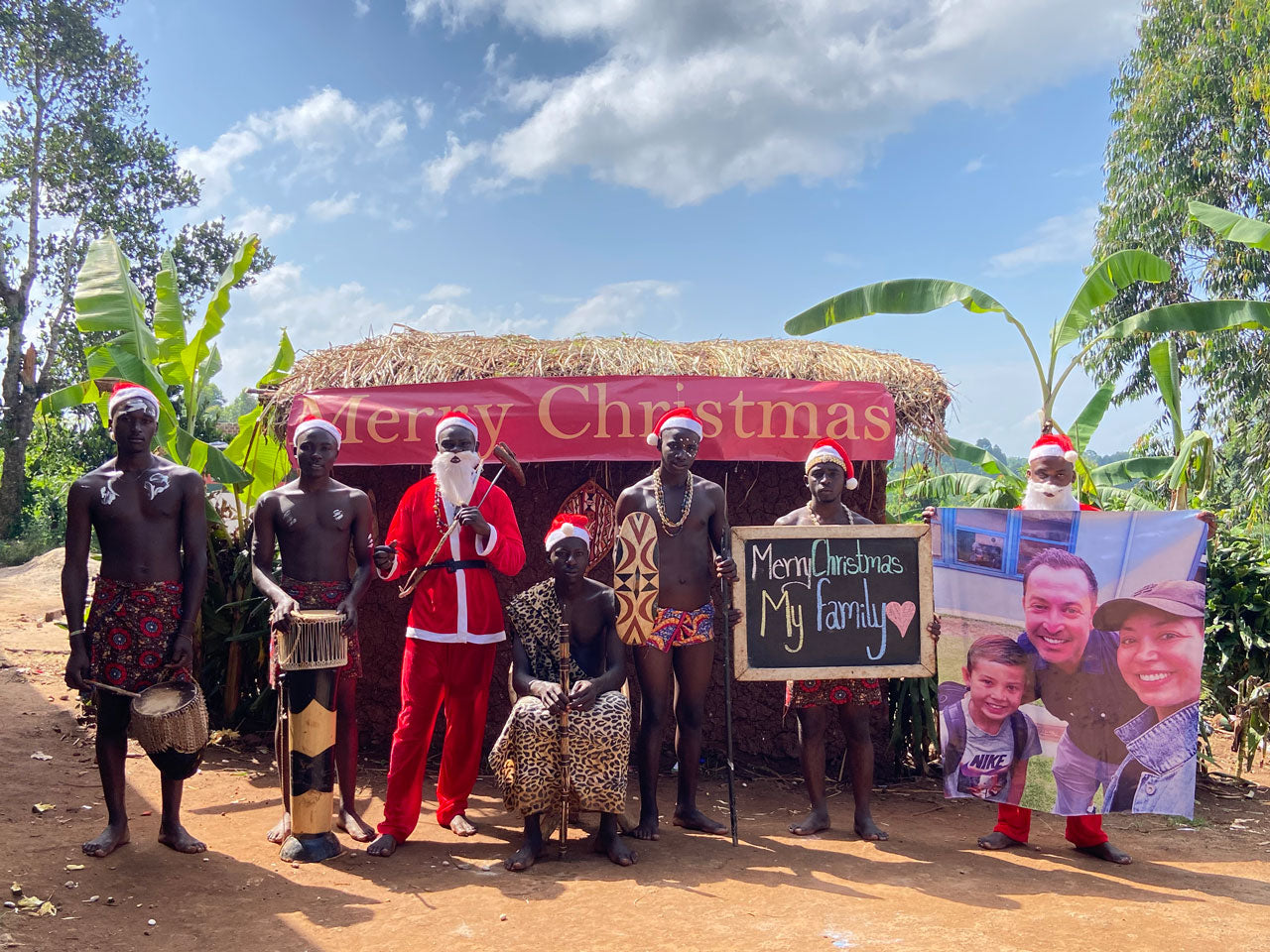 African Hunters Team: Custom-printed oversized photo