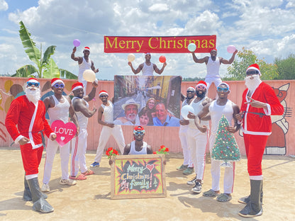 African Fitness Team PLUS: Custom-printed oversized photo