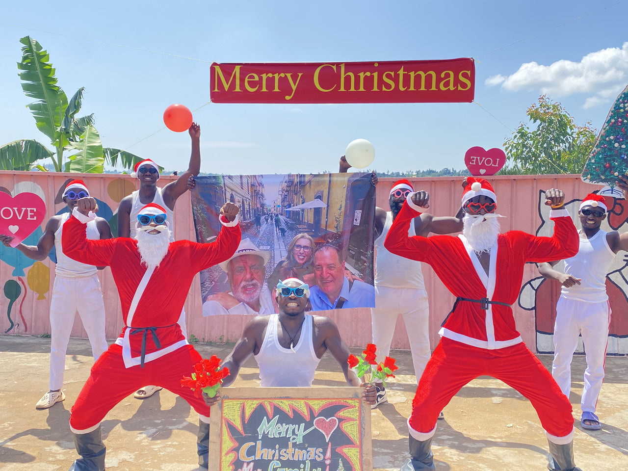 African Fitness Team: Custom-printed oversized photo