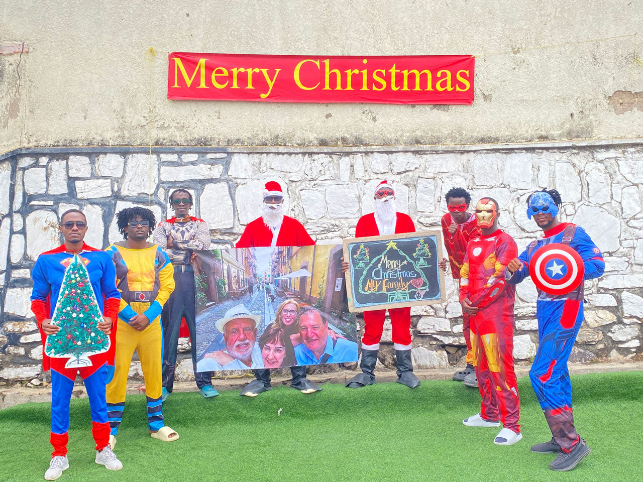 African Anime Team: Custom-printed oversized photo