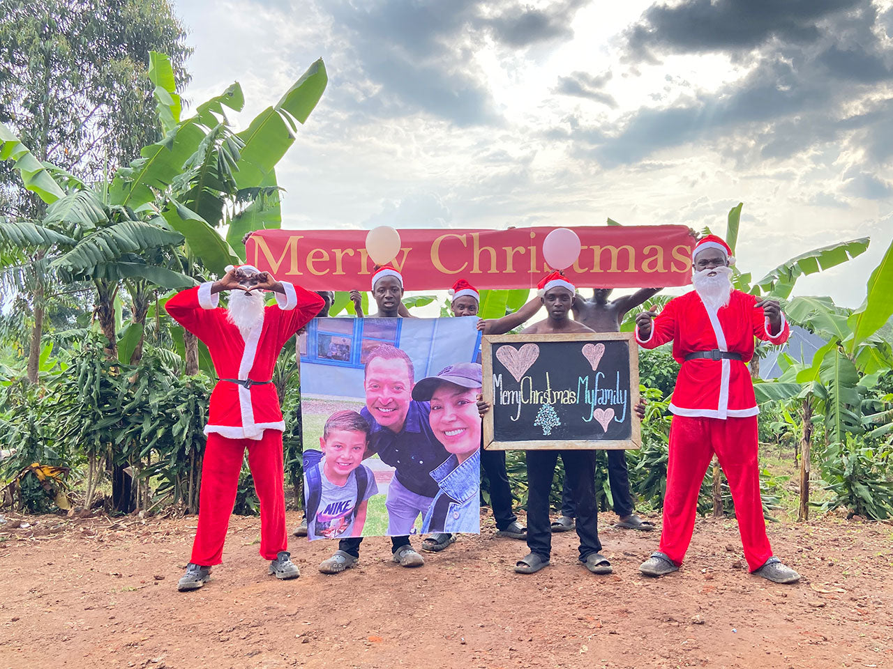 African Fitness Team - Black Pants: Custom-printed oversized photo