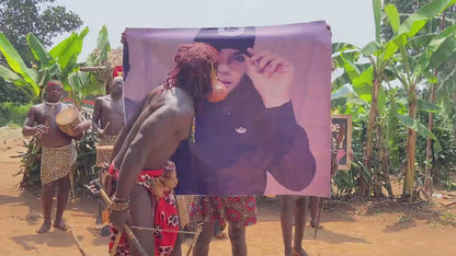 African Hunters Team: Custom-printed oversized photo